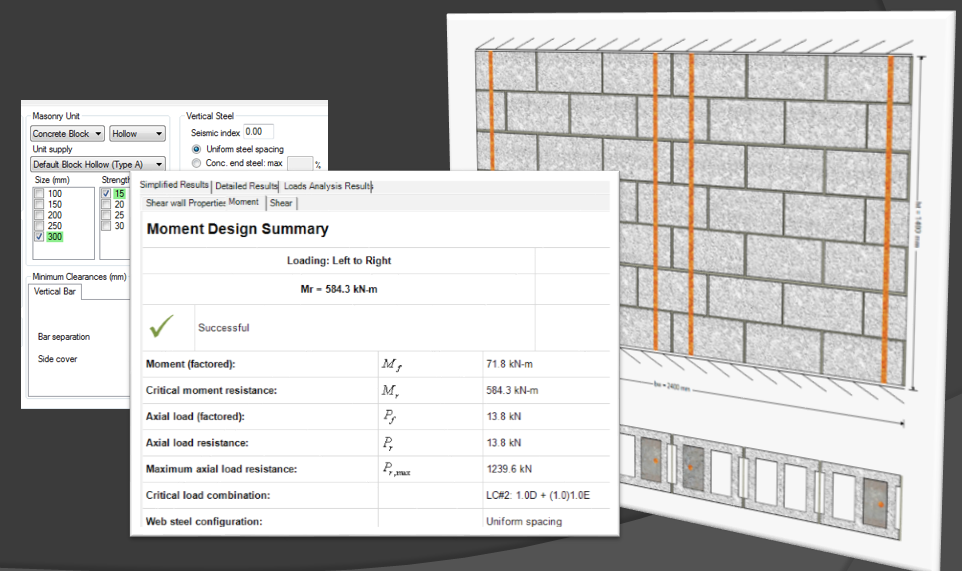 Canada Masonry Design Centre Software